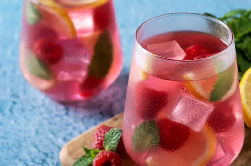 Prosecco Spritz with Fresh Berries