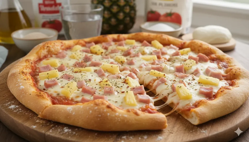 Homemade Hawaiian Pizza Recipe - Next Delicious